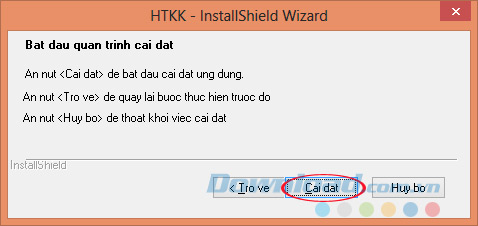 Cài đặt HTKK