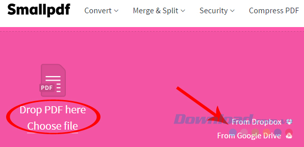 Chọn file PDF cần mở khóa