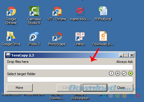 kéo thả file kéo thả file