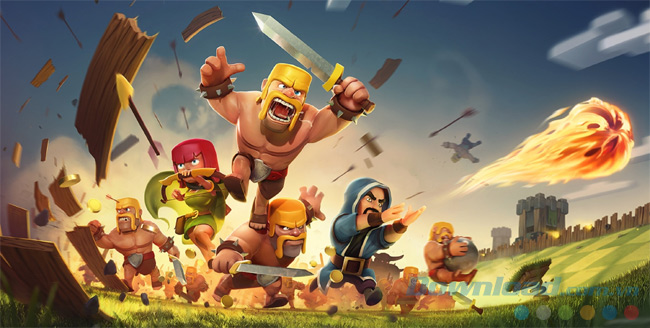 Clash of clans - game hay nhất Thế giới 2015