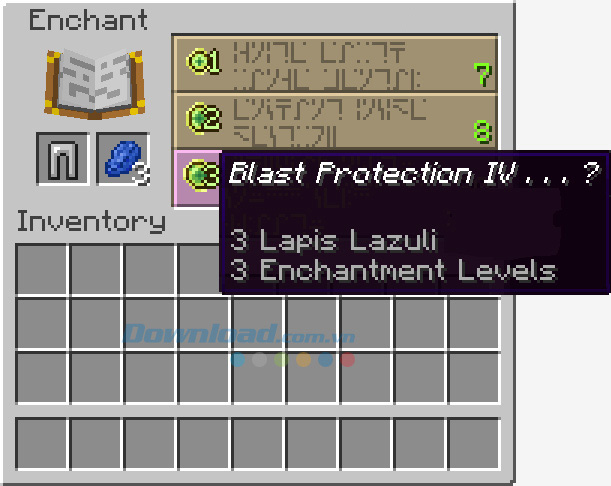 Blast enchantments