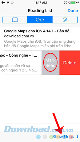 Xóa hoặc đánh dấu