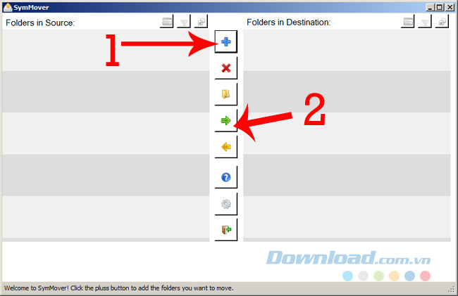 Giao diện chính của SymMover Giao diện chính của SymMover