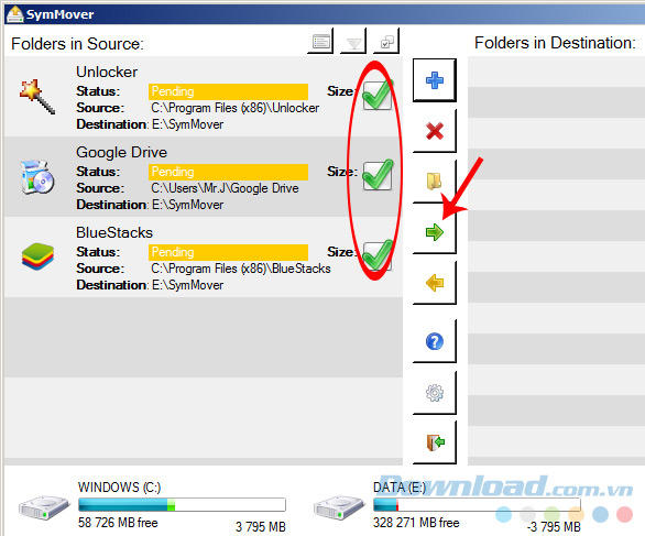 Chuyển nhiều file 1 lúc Chuyển nhiều file 1 lúc