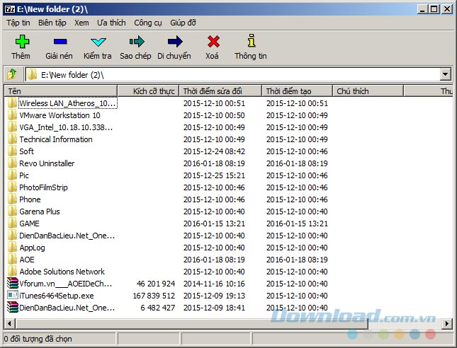 7-Zip tiếng Việt