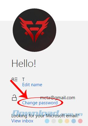 Change pass Change pass