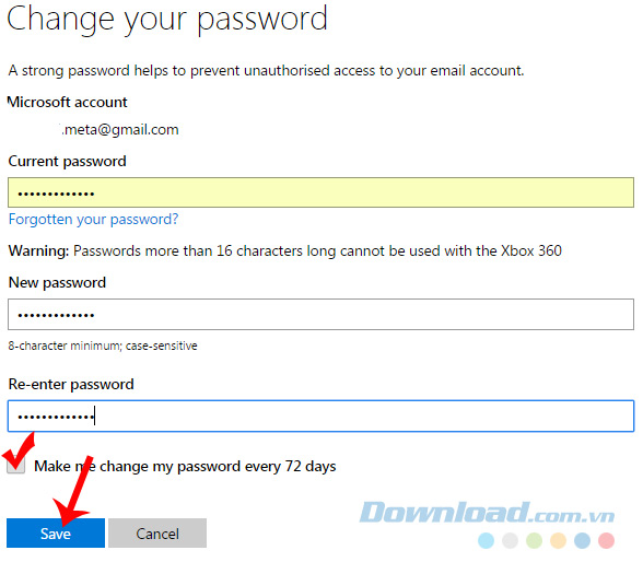 Đổi mật khẩu OneDrive Đổi mật khẩu OneDrive
