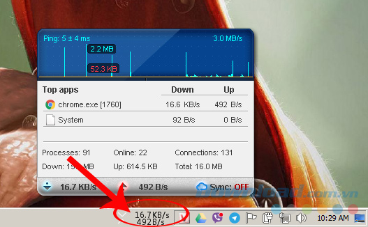 Hiển thị trên máy tính Hiển thị trên máy tính
