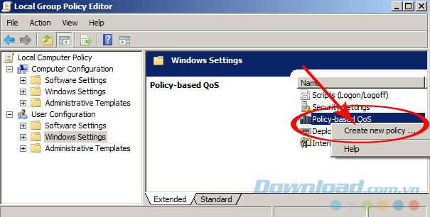 Create new policy Create new policy