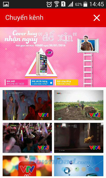 Chọn kênh truyền hình Chọn kênh truyền hình