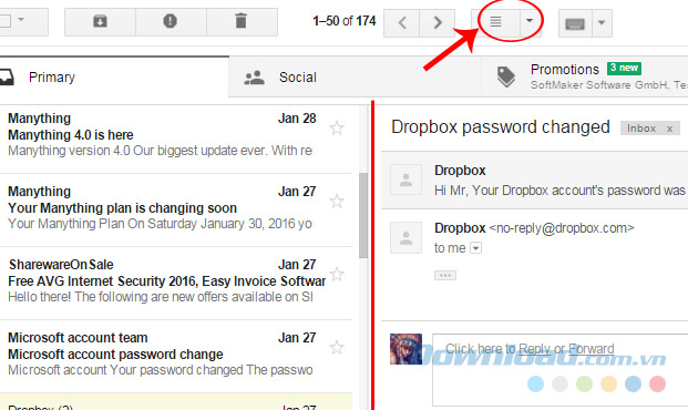 Chia dọc màn hình
