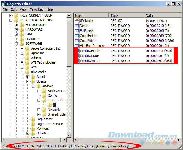 Registry Editor Registry Editor