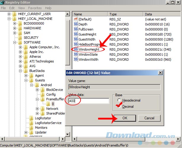 Thay đổi chiều cao Thay đổi chiều cao