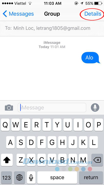 Giao diện chat nhóm Giao diện chat nhóm