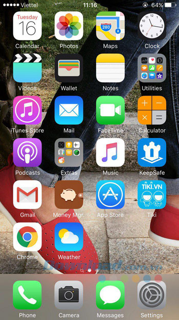 Màn hình chính iPhone Màn hình chính iPhone