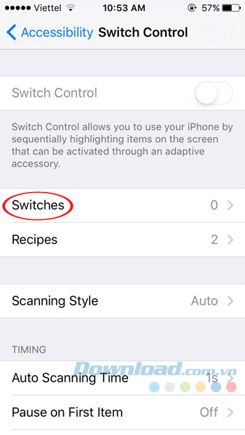 Nhấn Switches Nhấn Switches