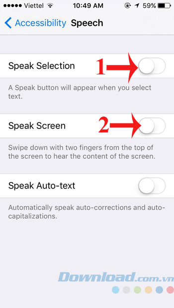 Sử dụng Siri để đọc văn bản Sử dụng Siri để đọc văn bản
