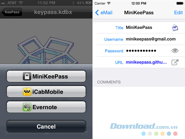 MiniKeePass MiniKeePass