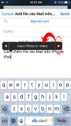 thêm ảnh hoặc video