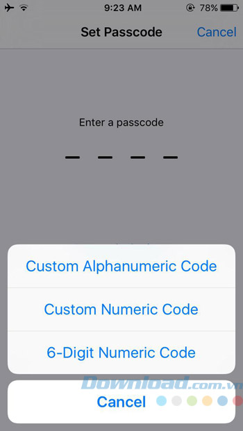 Đặt mật khẩu Đặt mật khẩu