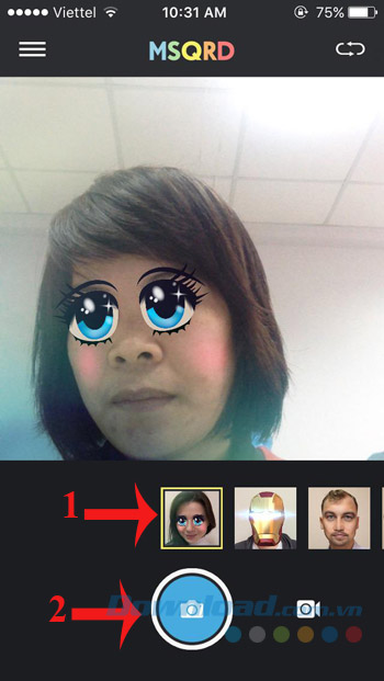 Chọn hiệu ứng ảnh