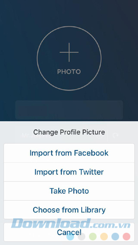 Chọn ảnh đại diện Chọn ảnh đại diện