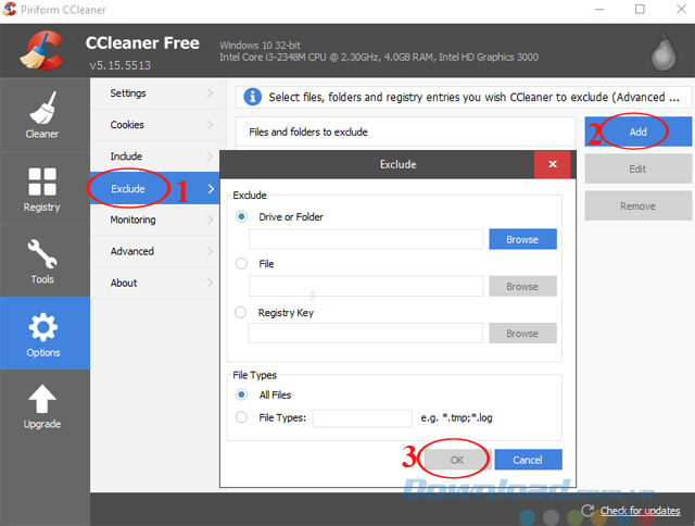 Đặt ngoại lệ Đặt ngoại lệ