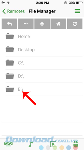 Vào ổ E Vào ổ E