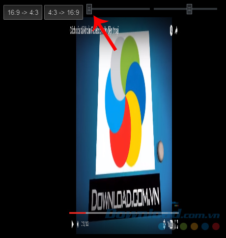 Điều chỉnh thanh trượt Điều chỉnh thanh trượt