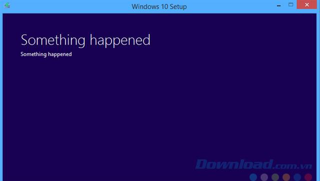 Lỗi Something Happened Lỗi Something Happened
