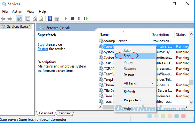 Nhấn Stop Nhấn Stop