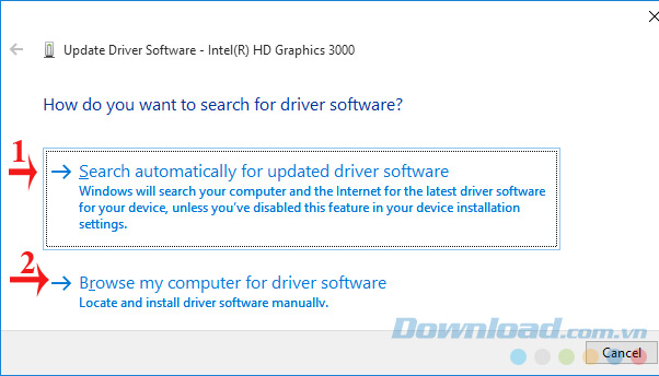 Tự động cập nhật driver Tự động cập nhật driver