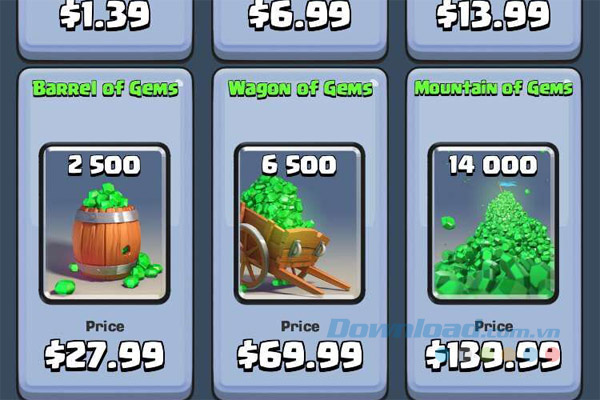 Kim cương trong Clash Royale