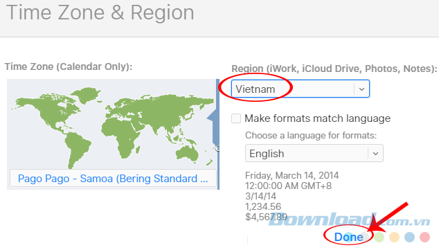 Đổi múi giờ Đổi múi giờ
