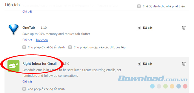 Cài đặt thành công Cài đặt thành công