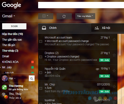 Thay đổi thành công