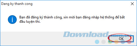 Đăng lý luyện thi Violympic thành công