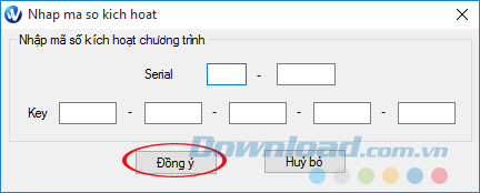 Nhập mã số kích hoạt