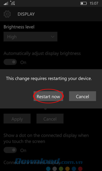 Khởi động lại điện thoại Khởi động lại điện thoại
