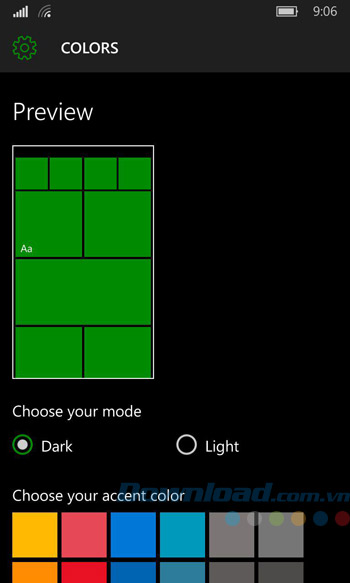 Chọn màu Chọn màu