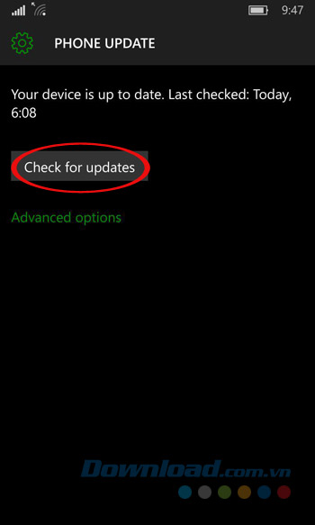 Kiểm tra cập nhật Kiểm tra cập nhật
