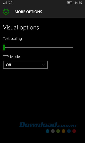 Tăng kích thước font chữ Tăng kích thước font chữ