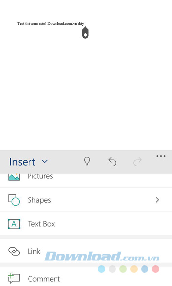 Công cụ Insert Công cụ Insert