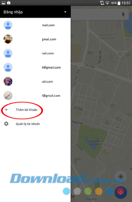 Đăng nhập tài khoản Google Maps