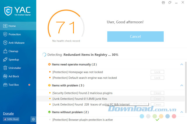 Quá trình quét hệ thống