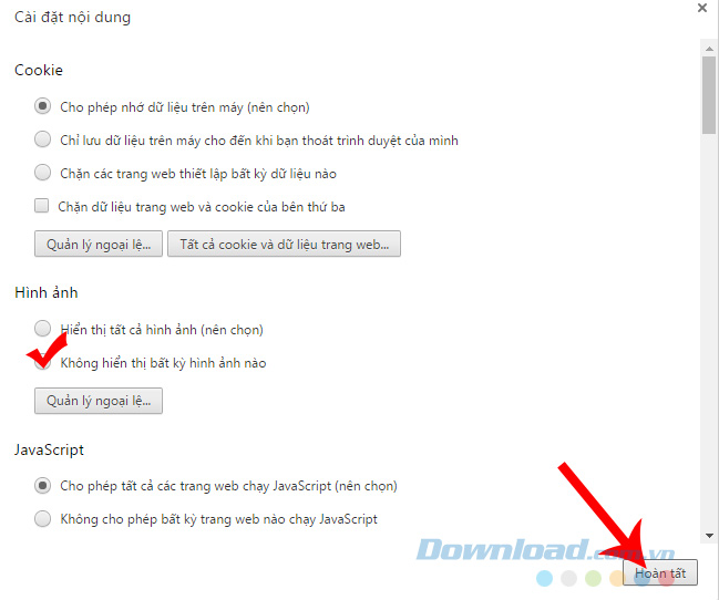 Không hiển thị hình ảnh Không hiển thị hình ảnh