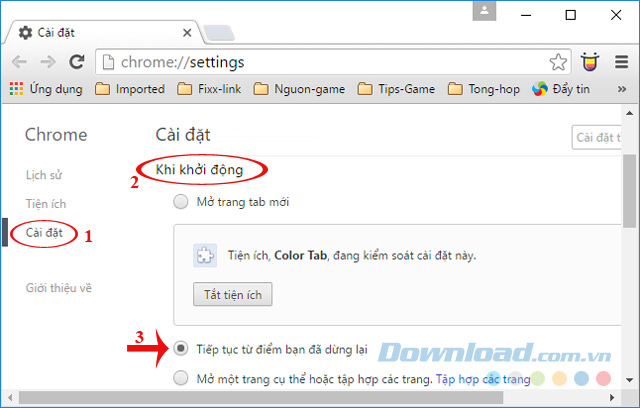 Tiếp tục tải lại trang Tiếp tục tải lại trang