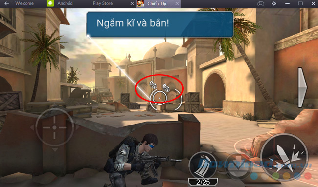 Chơi game Chiến dịch huyền thoại trên máy tính