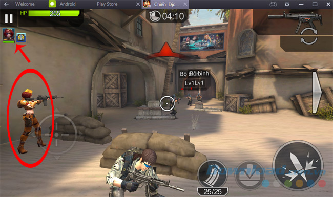 Chơi game Chiến dịch huyền thoại bằng giả lập BlueStaks