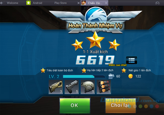 Nhiệm vụ trong game Chiến dịch huyền thoại